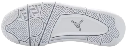 Back View of Jordan 4 Retro Pure Money